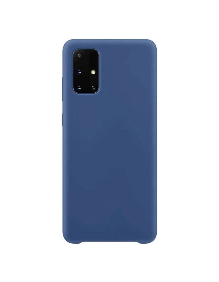 Silicone Case Soft Flexible Rubber Cover for Samsung Galaxy S21 Ultra 5G dark blue