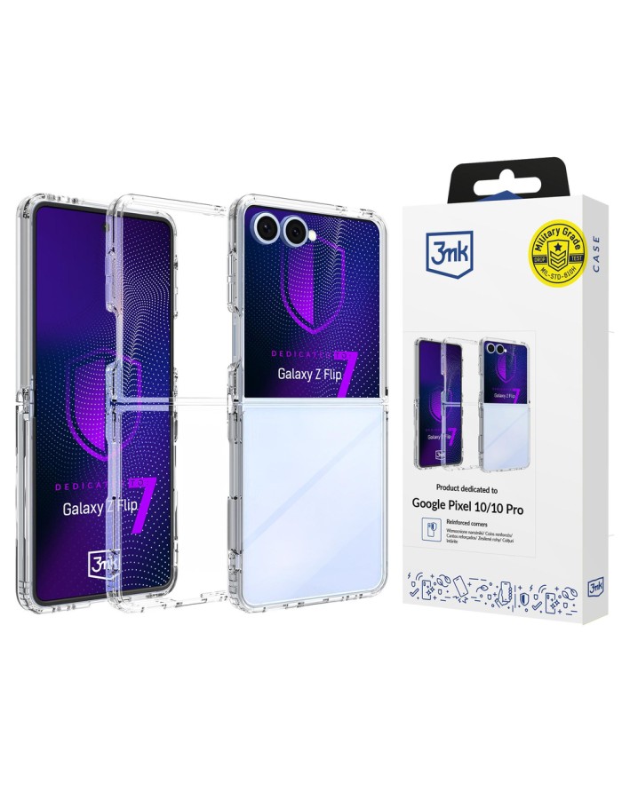 3mk Armor Case for Samsung Galaxy Z Flip 7 - Transparent 3mk Armor Case for Samsung Galaxy Z Flip 7 - Transparent