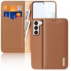 Dux Ducis Hivo case Samsung Galaxy S23+ flip cover wallet stand RFID blocking brown Dux Ducis Hivo case Samsung Galaxy S23+ flip cover wallet stand RFID blocking brown