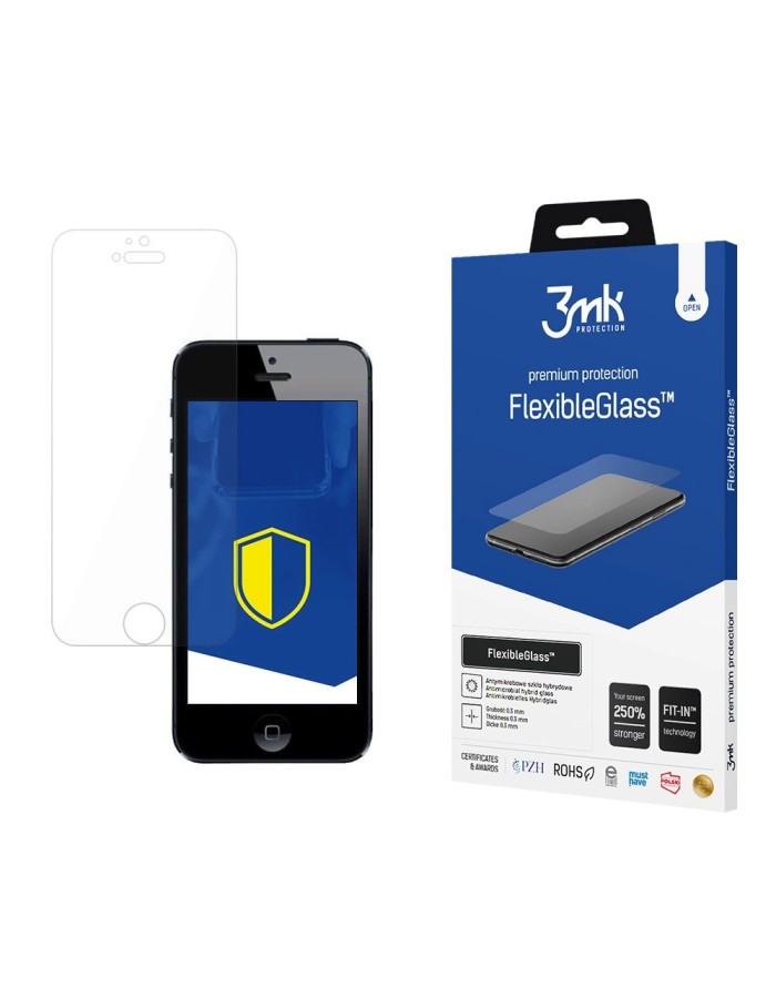 3mk FlexibleGlass™ hybrid glass for iPhone SE