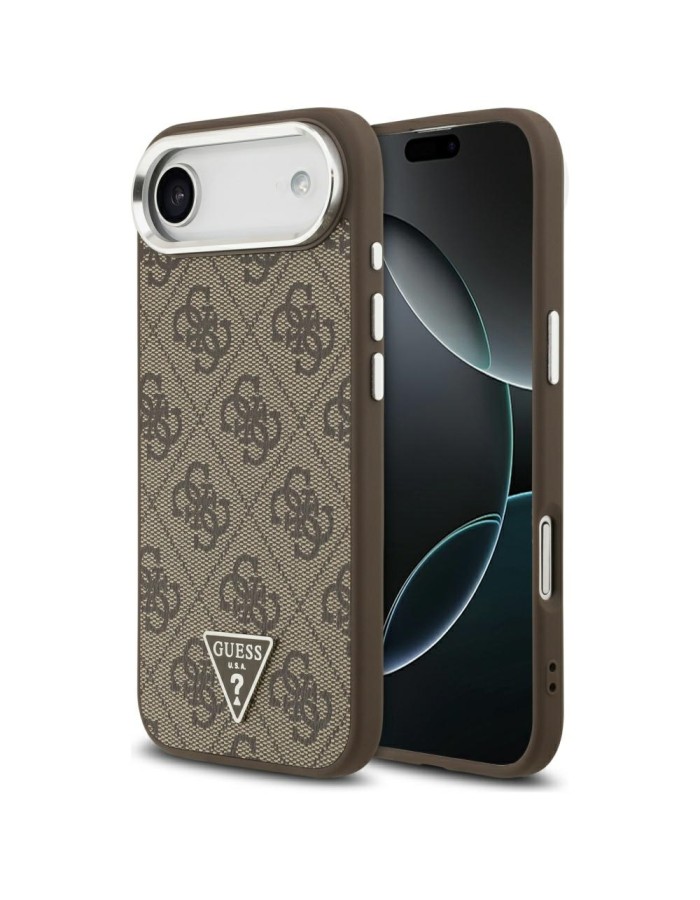 Guess 4G Triangle Logo MagSafe case for iPhone Air - brown Guess 4G Triangle Logo MagSafe case for iPhone Air - brown