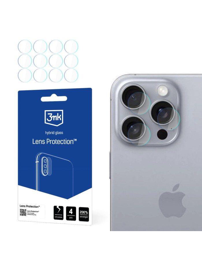 3mk Lens Protection Camera Cover for iPhone 16 Pro
