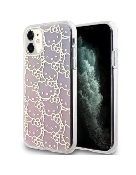Hello Kitty IML Gradient Electrop Crowded Kitty Head Case for iPhone 11 / Xr - Pink Hello Kitty IML Gradient Electrop Crowded Kitty Head Case for iPhone 11 / Xr - Pink