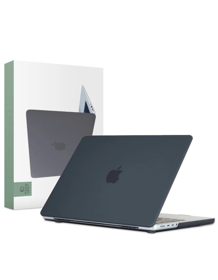 Tech-Protect SmartShell case for MacBook Pro 14" M1 / M2 / M3 2021-2024 - matte black Tech-Protect SmartShell case for MacBook Pro 14" M1 / M2 / M3 2021-2024 - matte black