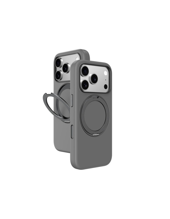 AmazingThing Cloudie iPhone 17 Pro Case with Stand - Gray AmazingThing Cloudie iPhone 17 Pro Case with Stand - Gray