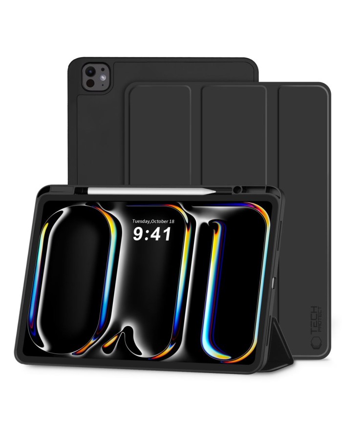 Tech-Protect SC Pen Case for iPad Pro 11” 5/6 2024-2025 - Black