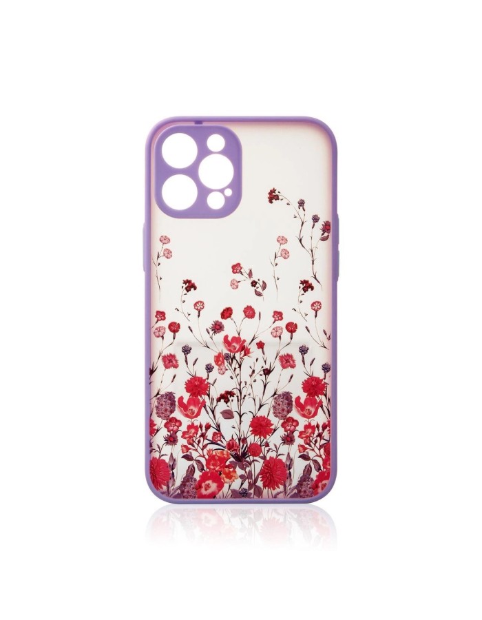 Design Case for iPhone 12 Pro Max floral purple Design Case for iPhone 12 Pro Max floral purple