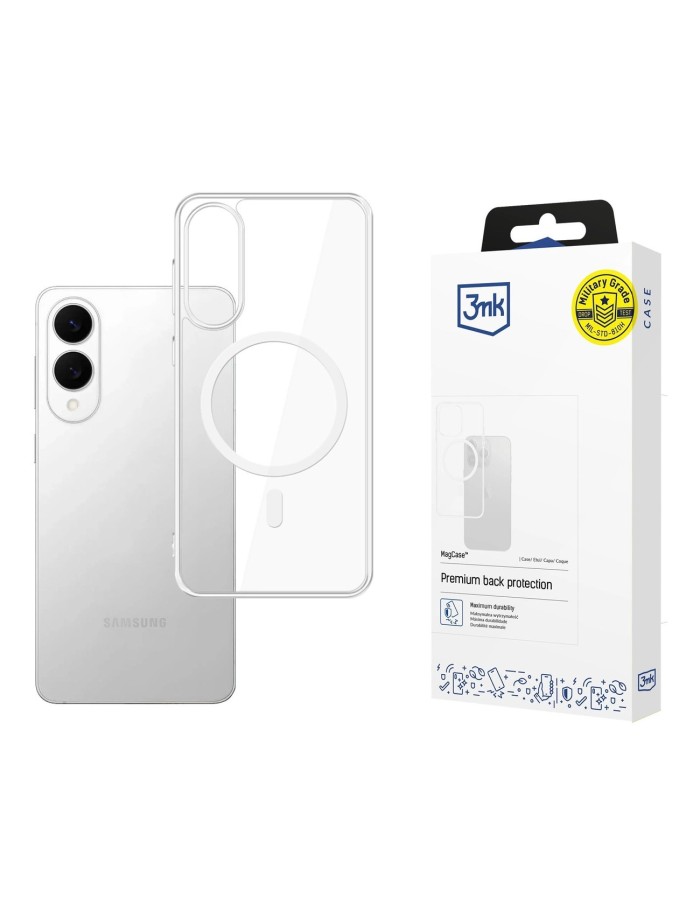 3mk MagCase for Samsung Galaxy S25 Edge - Transparent