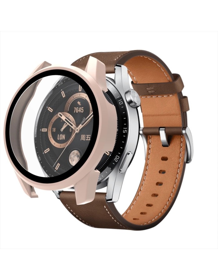 Glass protector for Huawei Watch GT3 42mm - pink Glass protector for Huawei Watch GT3 42mm - pink