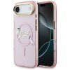 Karl Lagerfeld IML Choupettes Karl Script Logo MagSafe iPhone Air Case - Pink Karl Lagerfeld IML Choupettes Karl Script Logo MagSafe iPhone Air Case - Pink
