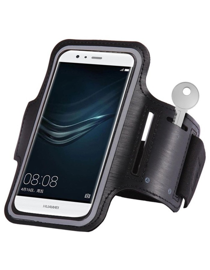 Universal Running Armband for 6" Smartphones black