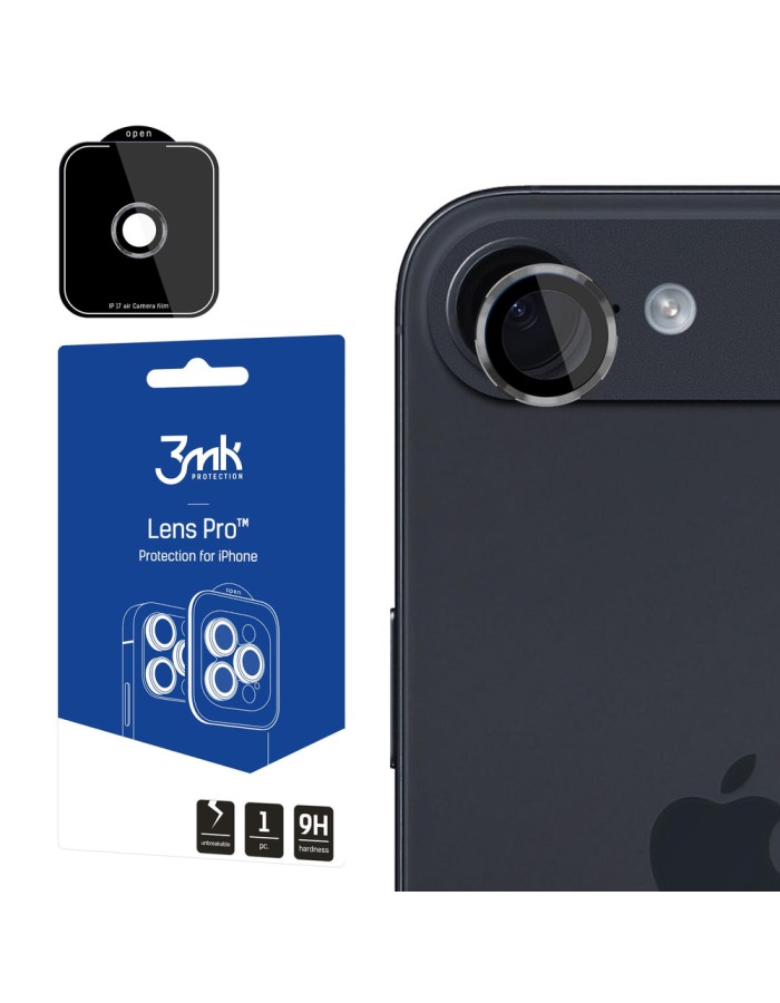 3mk Lens Protection Pro Tempered Glass for iPhone 17 Air - Gray