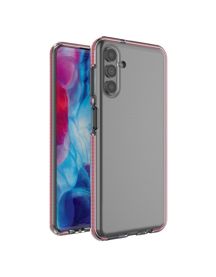 Spring Case Cover Gel Cover with Color Frame for Samsung Galaxy A13 5G Light Pink Spring Case Cover Gel Cover with Color Frame for Samsung Galaxy A13 5G Light Pink