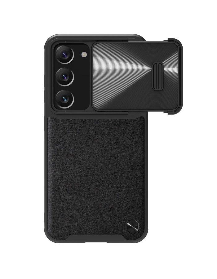 Nillkin CamShield Leather S Case for Samsung Galaxy S23+ cover with camera cover black Nillkin CamShield Leather S Case for Samsung Galaxy S23+ cover with camera cover black