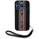 Karl Lagerfeld Saffiano Athleisure Stripes Cord iPhone 15 Pro Case - Red