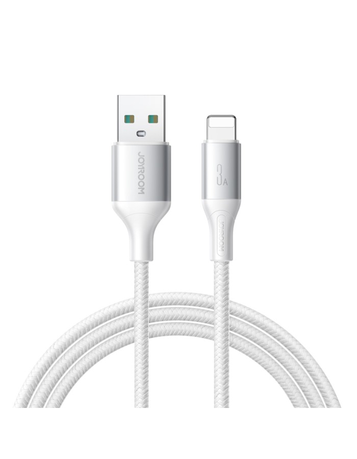 Joyroom S-A28 Flash Series 3A USB-A - Lightning cable 1m - white Joyroom S-A28 Flash Series 3A USB-A - Lightning cable 1m - white