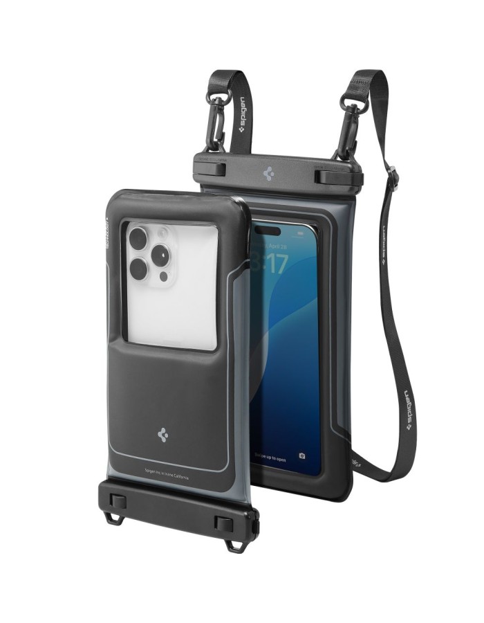 Spigen A611P 2-pack waterproof case - matte black Spigen A611P 2-pack waterproof case - matte black