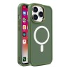 Magnetic Color Matte Case for iPhone 15 Plus - green Magnetic Color Matte Case for iPhone 15 Plus - green