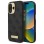 Guess 4G Logo Plate MagSafe iPhone 16 Case - Black