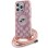 Karl Lagerfeld IML Crossbody Monogram Karl &amp;amp; Choupette Head MagSafe Case for iPhone 15 Pro Max - Pink