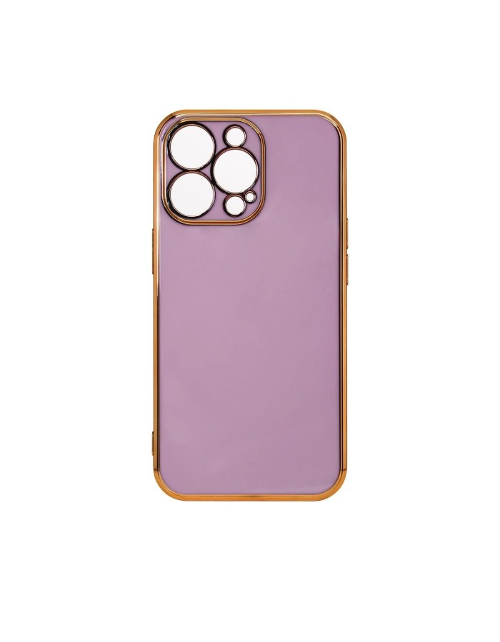 Lighting Color Case for Xiaomi Redmi Note 11 gel cover with gold frame purple Lighting Color Case for Xiaomi Redmi Note 11 gel cover with gold frame purple