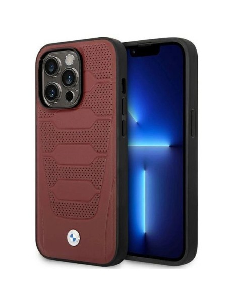 Case BMW BMHMP14X22RPSR iPhone 14 Pro Max 6.7" Burgundy/burgundy Leather Seats Pattern MagSafe Case BMW BMHMP14X22RPSR iPhone 14 Pro Max 6.7" Burgundy/burgundy Leather Seats Pattern MagSafe