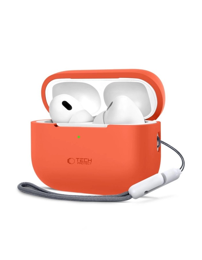 Tech-Protect Silicone Case for Apple AirPods Pro 1 / 2 - Orange Tech-Protect Silicone Case for Apple AirPods Pro 1 / 2 - Orange
