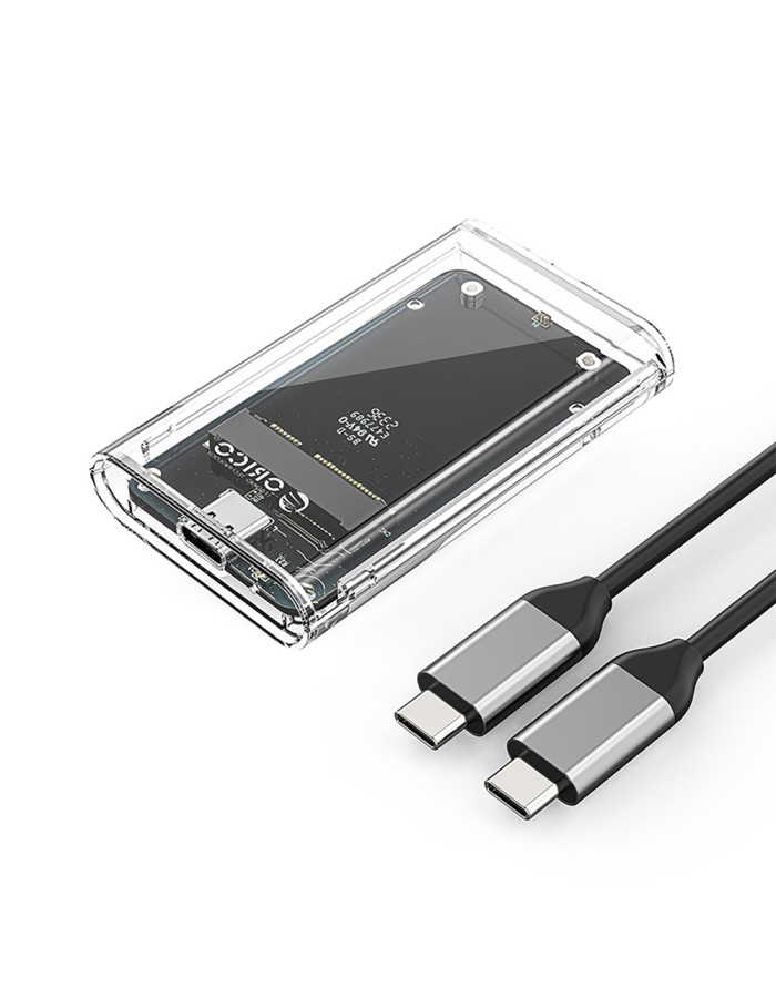 Orico TC10-MS MSATA USB-C 3.2 5Gb/s Disk Cartridge - Transparent Orico TC10-MS MSATA USB-C 3.2 5Gb/s Disk Cartridge - Transparent