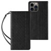 Magnet Strap Case for iPhone 12 Pro Pouch Wallet + Mini Lanyard Pendant Black Magnet Strap Case for iPhone 12 Pro Pouch Wallet + Mini Lanyard Pendant Black