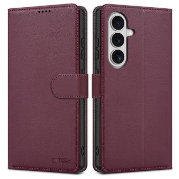 Tech-Protect Wallet Case for Samsung Galaxy S26 - Burgundy Tech-Protect Wallet Case for Samsung Galaxy S26 - Burgundy