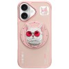 Nimmy Glasses Cool Cat MagSafe Case for iPhone 16 - Pink Nimmy Glasses Cool Cat MagSafe Case for iPhone 16 - Pink