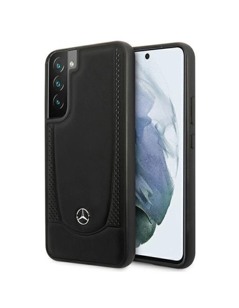 Mercedes Leather Urban Line Case for Samsung Galaxy S22+ - Black Mercedes Leather Urban Line Case for Samsung Galaxy S22+ - Black