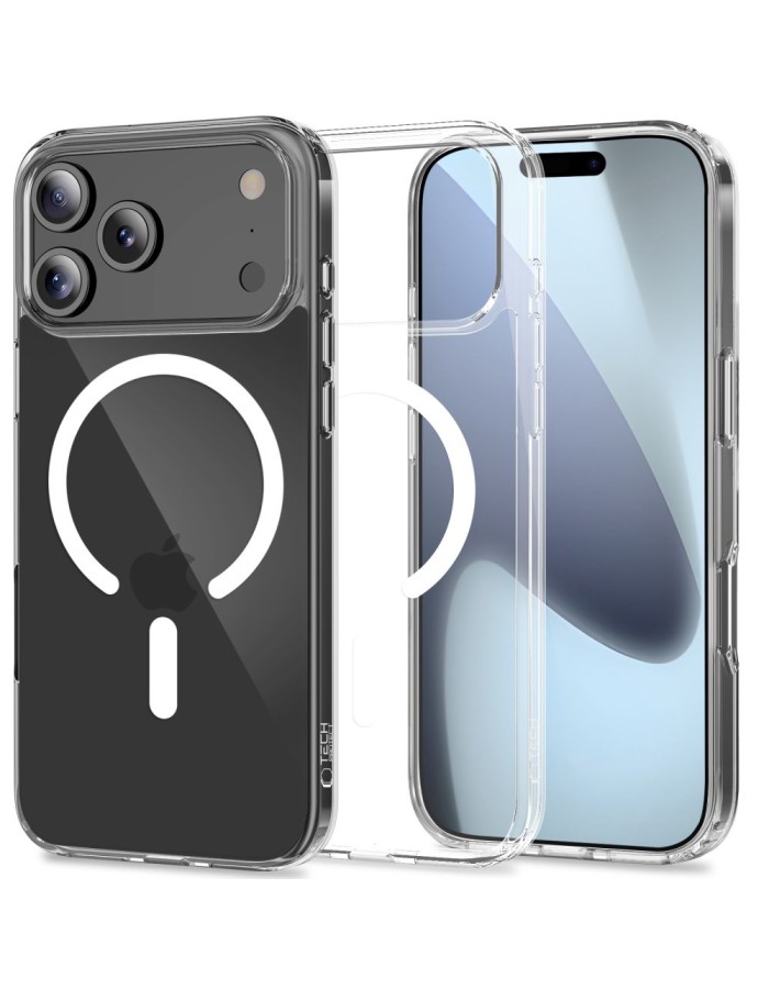 Tech-Protect FlexAir Hybrid MagSafe Case for iPhone 17 Pro - Clear