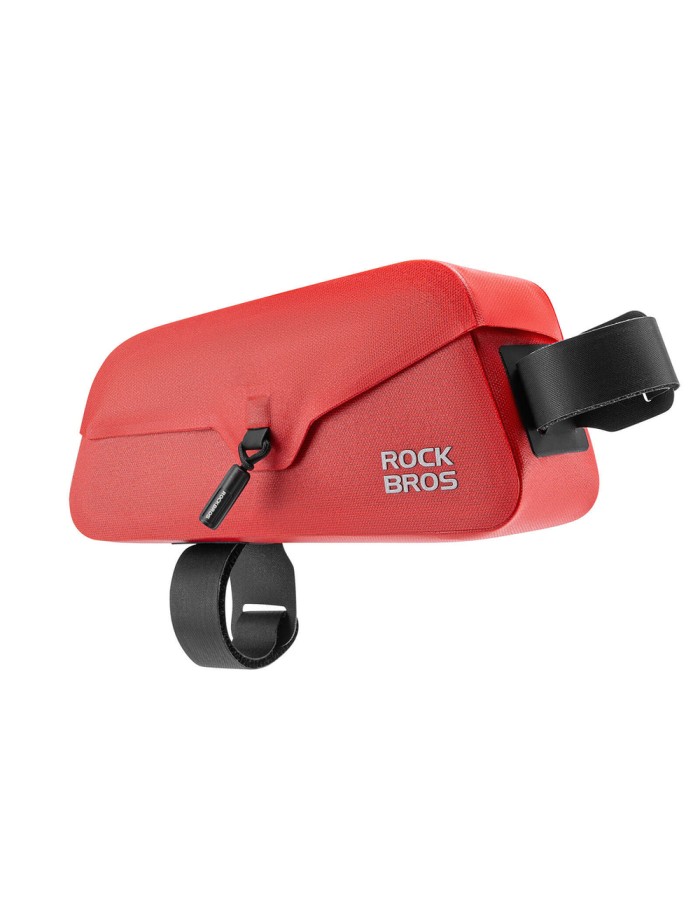Rockbros 30120122004 Waterproof Bicycle Frame Bag with Magnetic Closure 0.9L - Red