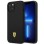 Ferrari FEHCP14SSIBBK iPhone 14 6.1" black/black hardcase Silicone Metal Logo