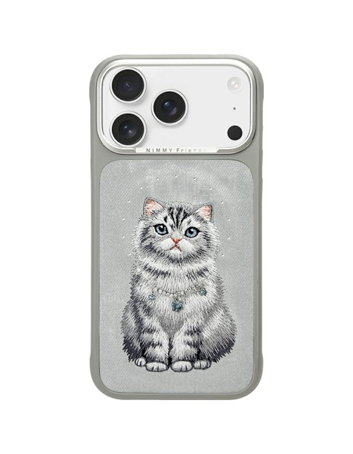 Nimmy Lucky Fashion Cat MagSafe case for iPhone 17 Pro - gray Nimmy Lucky Fashion Cat MagSafe case for iPhone 17 Pro - gray