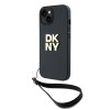 DKNY Wrist Strap Stock Logo case for iPhone 15 / 14 / 13 - black DKNY Wrist Strap Stock Logo case for iPhone 15 / 14 / 13 - black