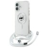 Karl Lagerfeld IML Choupette Head &amp;amp; Cord Magsafe iPhone 16 Case - Clear