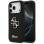 Guess Silicone Big 4G Script Case for iPhone 17 Pro - Black