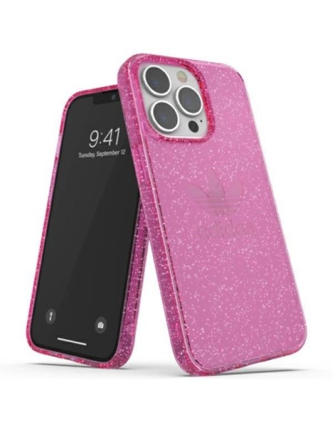 Adidas OR Protective Clear Case Glitter for iPhone 13 Pro / iPhone 13 - Pink Adidas OR Protective Clear Case Glitter for iPhone 13 Pro / iPhone 13 - Pink