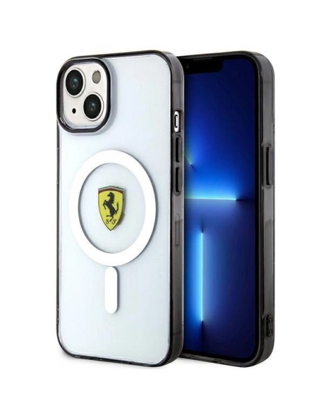 Ferrari FEHMP14MURKT iPhone 14 Plus 6.7" clear/transparent hardcase Outline Magsafe