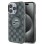 Karl Lagerfeld IML Monogram Karl &amp;amp; Choupette Head MagSafe iPhone 15 Pro Case - Black