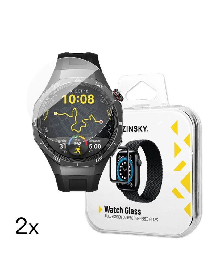 Wozinsky Full Glue Tempered Glass for Huawei Watch GT 5 / GT 5 Pro / GT 4 / GT 4 Pro / GT 3 / GT 3 Pro 42mm (2 pcs.) Wozinsky Full Glue Tempered Glass for Huawei Watch GT 5 / GT 5 Pro / GT 4 / GT 4 Pro / GT 3 / GT 3 Pro 42mm (2 pcs.)