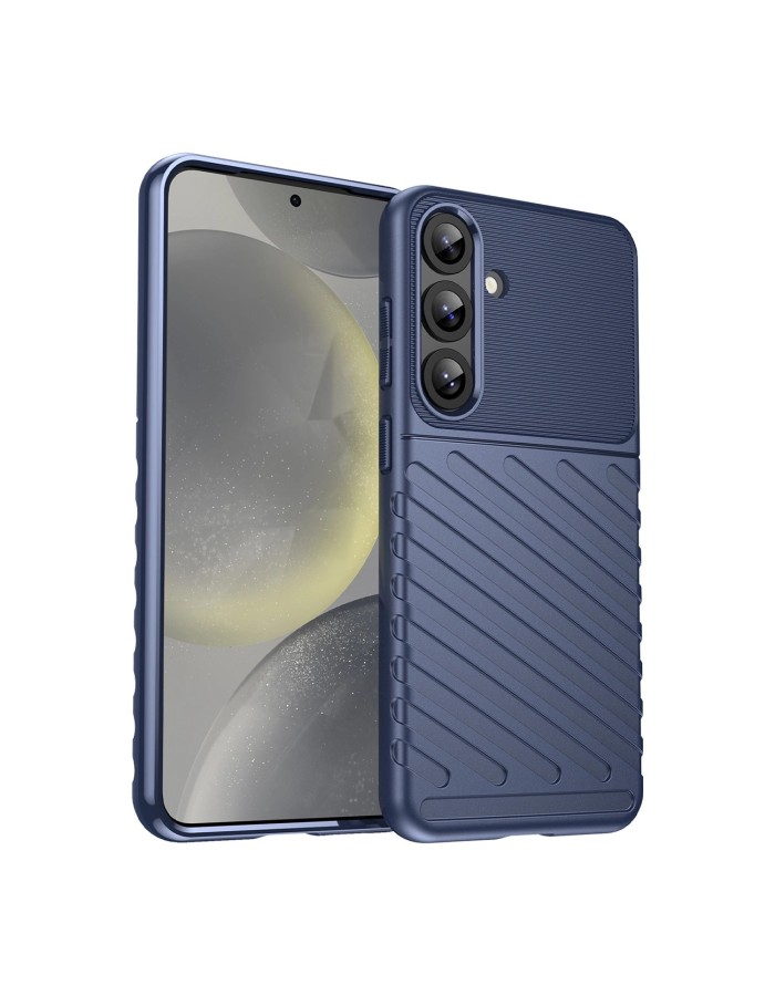 Thunder Case for Samsung Galaxy S25+ Silicone Armored Cover - Blue