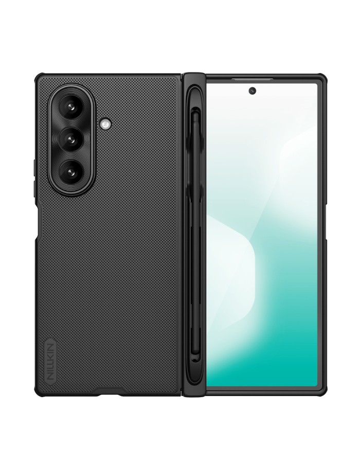 Nillkin Super Frosted Shield Fold Case for Samsung Galaxy Z Fold 7 with S Pen Space - Black Nillkin Super Frosted Shield Fold Case for Samsung Galaxy Z Fold 7 with S Pen Space - Black