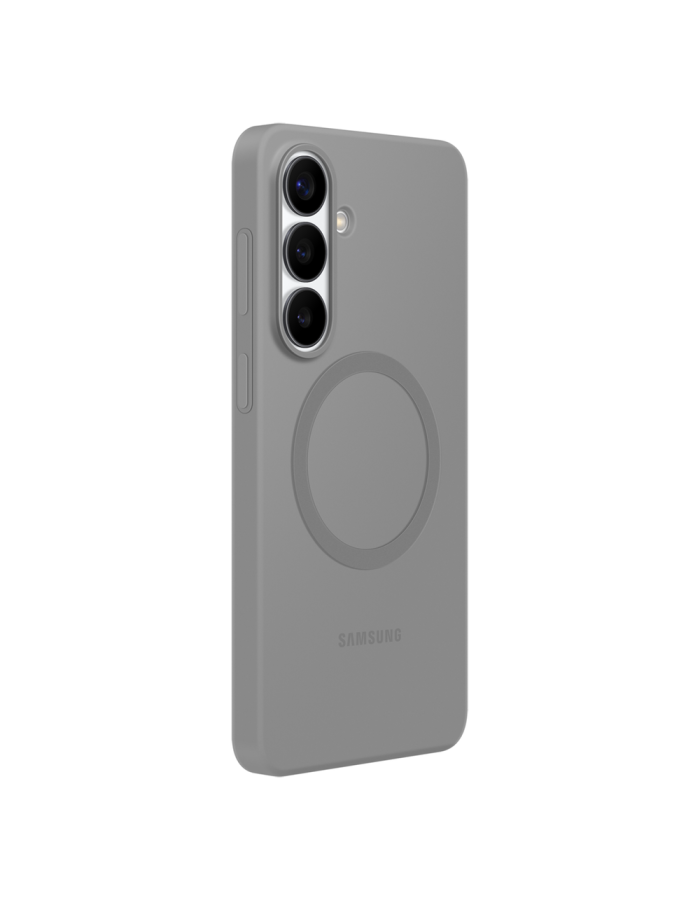 Samsung Silicone Magnet Case for Samsung Galaxy S26, MagSafe Compatible - Gray Samsung Silicone Magnet Case for Samsung Galaxy S26, MagSafe Compatible - Gray