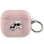 Karl Lagerfeld Monogram Karl &amp;amp; Choupette Head Case for AirPods 3 - Pink