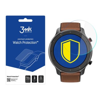3mk Watch Protection™ v. FlexibleGlass hybrid glass on Xiaomi Amazfit GTR 47 mm 3mk Watch Protection™ v. FlexibleGlass hybrid glass on Xiaomi Amazfit GTR 47 mm