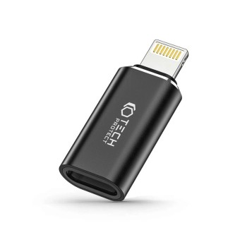 Tech-Protect UltraBoost Lightning (Male) / USB-C (Female) Adapter - Black