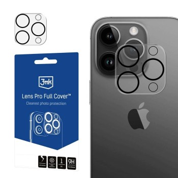 Apple iPhone 15 Pro/15 Pro Max - 3mk Lens Pro Full Cover Apple iPhone 15 Pro/15 Pro Max - 3mk Lens Pro Full Cover